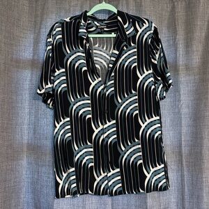 Express Men's Short Sleeve Button Down